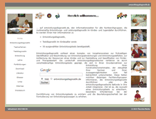 Tablet Screenshot of entwicklungsdiagnostik.de